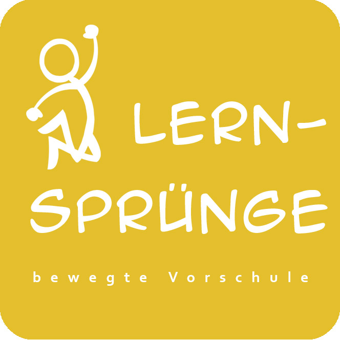 Ein Strichmännchen springt